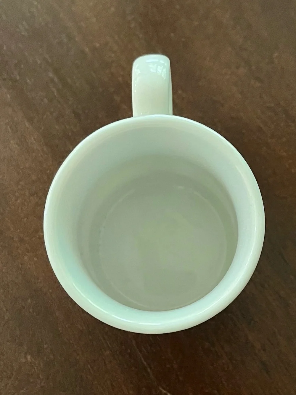 Williams Sonoma Monogram R Demitasse Ceramic  Espresso Mug White/Gold